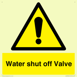 Water shut off Valve